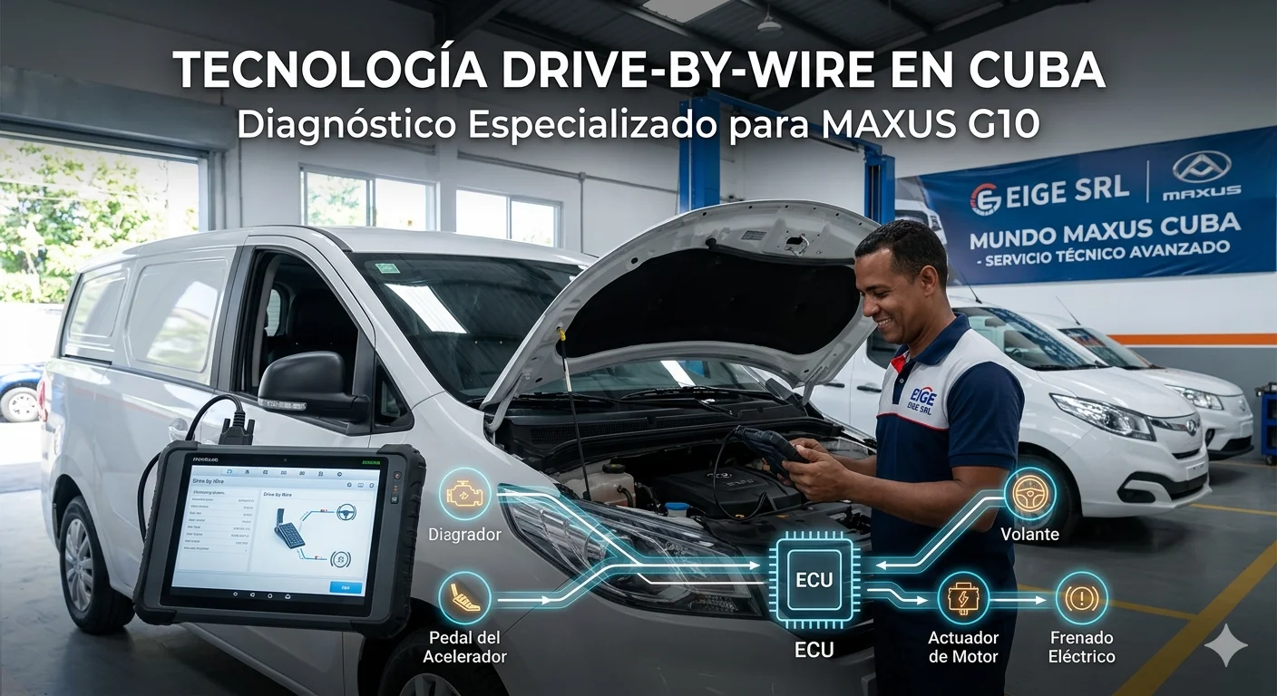 Tecnología Drive-by-Wire en Cuba.